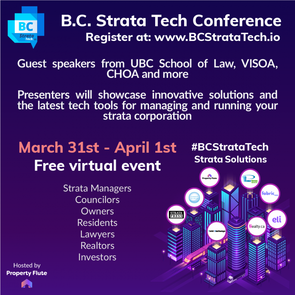 The strata conference for those who believe in innovative B.C. solutions & information